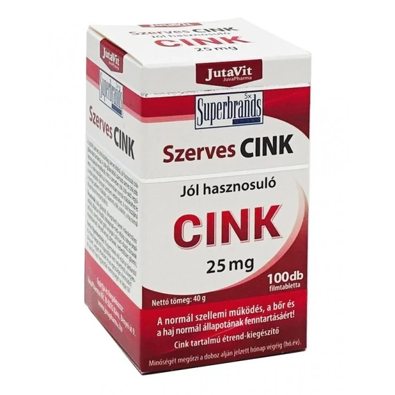 Jutavit szerves cink tabletta 100db