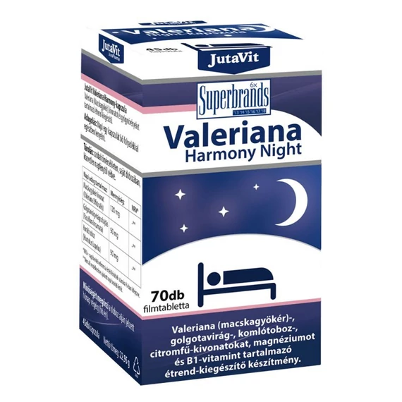 Jutavit Valeriana Harmony Night filmtabletta 70db