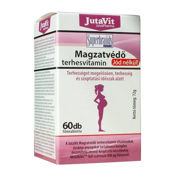 Jutavit Magzatvédő Terhesvitamin jód nélkül 60db