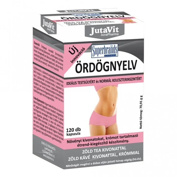 Jutavit Ördögnyelv kivonat zöldteával kapszula 120db
