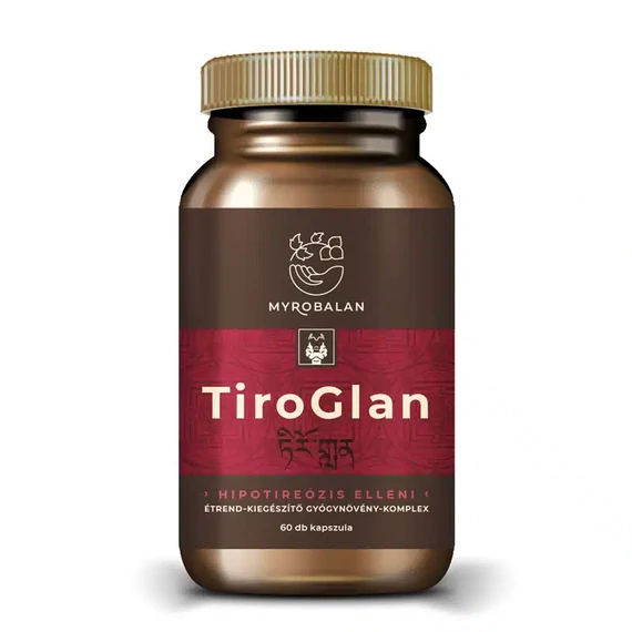 Myrobalan TiroGlan Pajzsmirigy-alulműködés elleni kapszula 60db