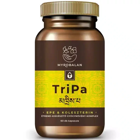 Myrobalan TriPa epe és koleszterin gyógynövény-komplex kapszula 60db