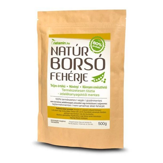 Netamin Natúr borsófehérje 500g