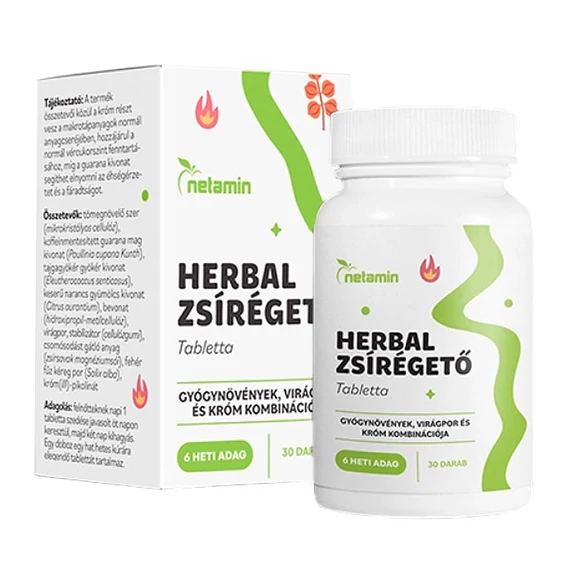 Netamin Herbal zsírégető tabletta 30db