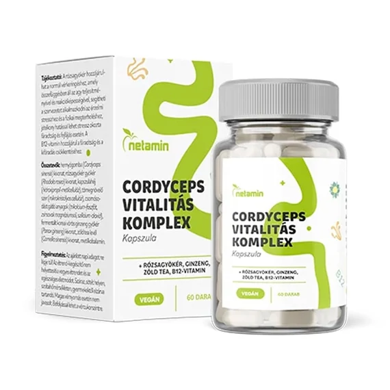 Netamin Cordyceps Vitalitás Komplex kapszula 60db