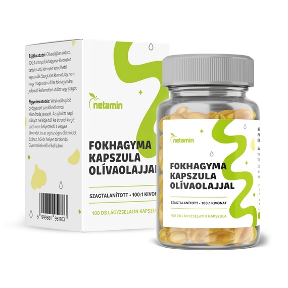 Netamin Fokhagyma kapszula olívaolajjal 100db
