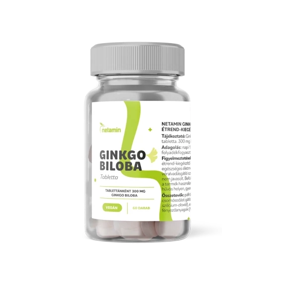 Netamin Ginkgo Biloba 300mg tabletta 60db