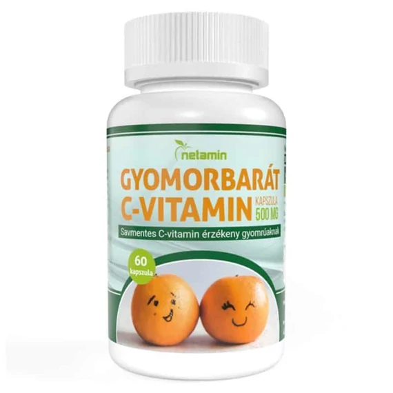 Netamin Gyomorbarát C-vitamin 500mg kapszula 60db