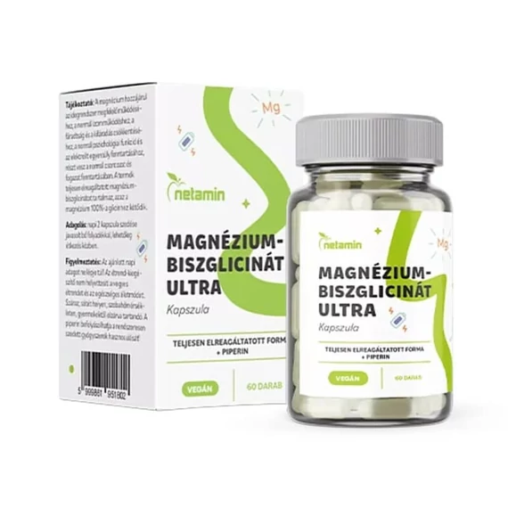 Netamin Magnézium-biszglicinát Ultra kapszula 60db