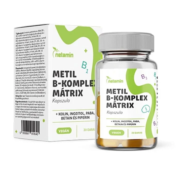 Netamin Metil B-Komplex Mátrix kapszula 30db