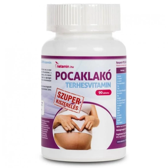 Netamin Pocaklakó terhesvitamin 90db