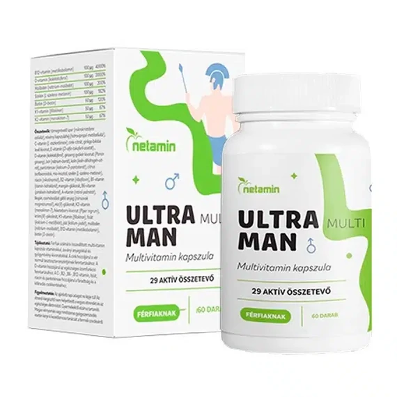 Netamin Ultra MAN Multivitamin férfiaknak tabletta 60db