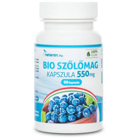 Netamin Bio Szőlőmag 550mg kapszula 60db