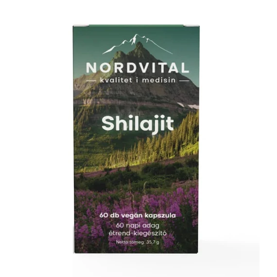 Nordvital Shilajit vegán kapszula 60db