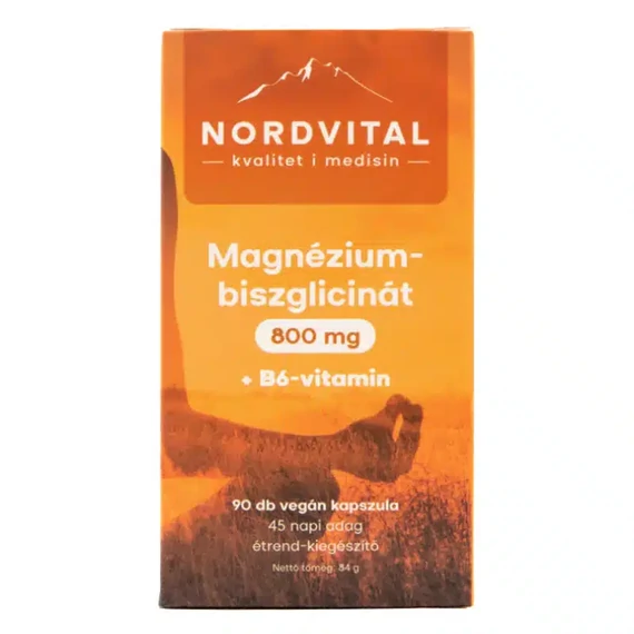 Nordvital Magnézium-biszglicinát kapszula 90db 