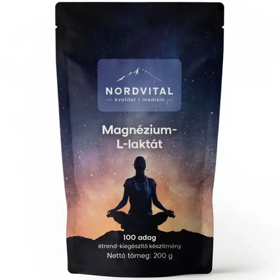 Nordvital Magnézium-L-laktát por 200g