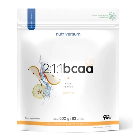 Nutriversum 2:1:1 BCAA körte sugar free 500g
