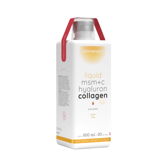 Nutriversum MSM+C Hyaluron Collagen Liquid narancs 500ml