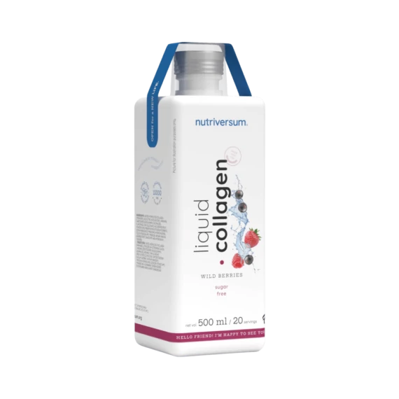 Nutriversum Collagen liquid sugar free erdei gyümölcs 500ml