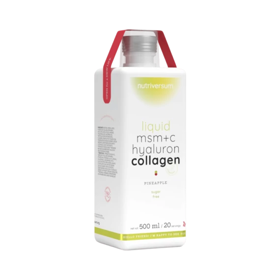 Nutriversum MSM+C Hyaluron Collagen Liquid ananász 500ml