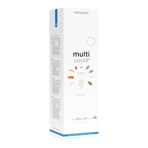 Nutriversum Multi Pack 8 multivitamin - 30 csomag