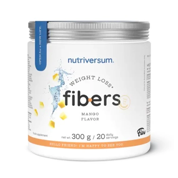 Nutriversum Weight Loss Fibers diétás rost italpor mangó 300g