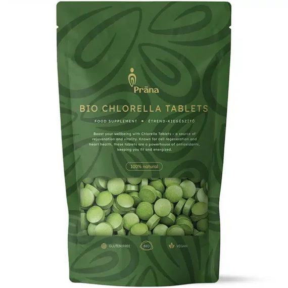 Prana Bio Chlorella alga tabletta 125g