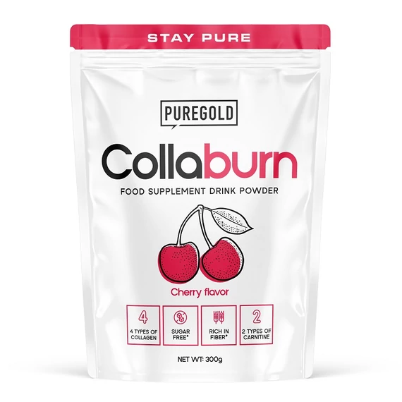 Pure Gold CollaBurn kollagén italpor Cherry 300 g
