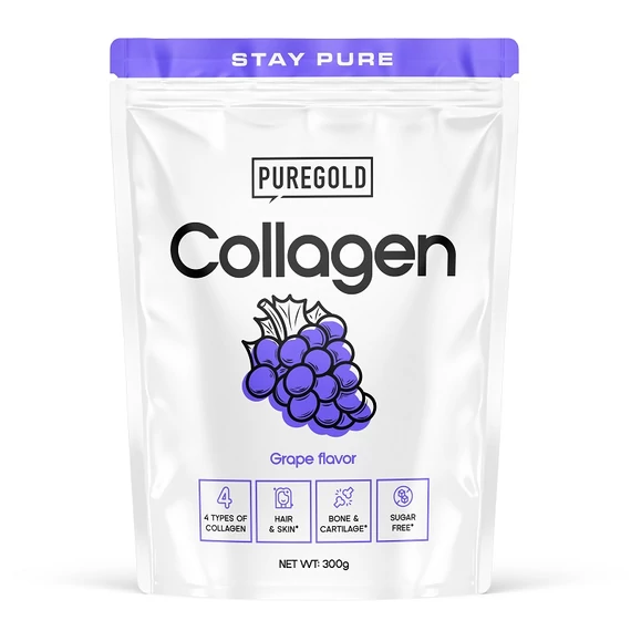 Pure Gold Collagen Marha kollagén italpor szőlő 300g