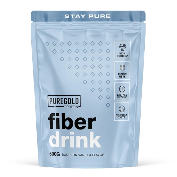 Pure Gold Fiber Drink Bourbon Vanilla íz 500g