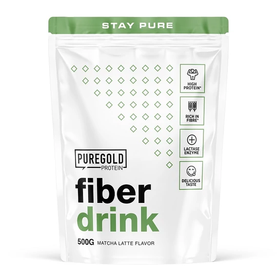 Pure Gold Fiber Drink Matcha Latte íz 500g