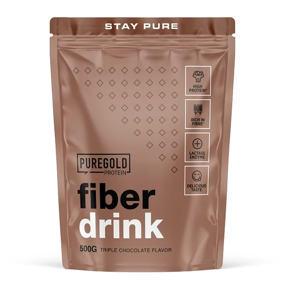 Pure Gold Fiber Drink Tripla Csokoládé íz 500g