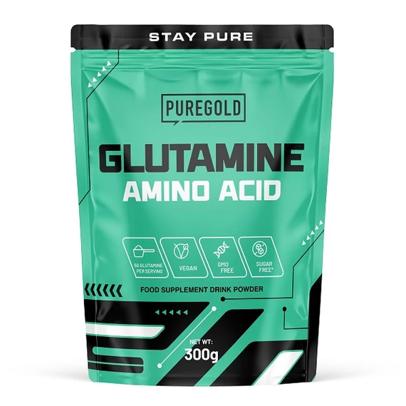 Pure Gold Glutamine Amino acid italpor ízesítetlen 300g