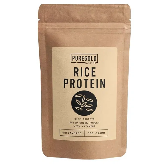 Pure Gold Rizs Protein natúr italpor 500g