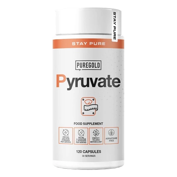 Pure Gold Pyruvate testsúlykontrol kapszula 120db