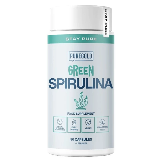 Pure Gold Spirulina vegan kapszula 90db
