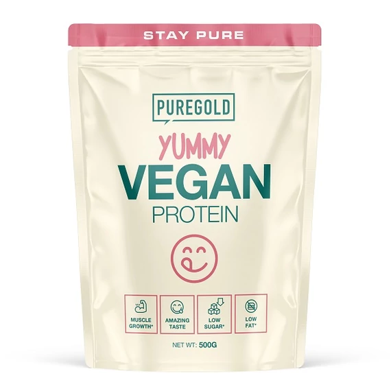 Pure Gold Yummy Vegan Protein italpor white choko-peanut 500g