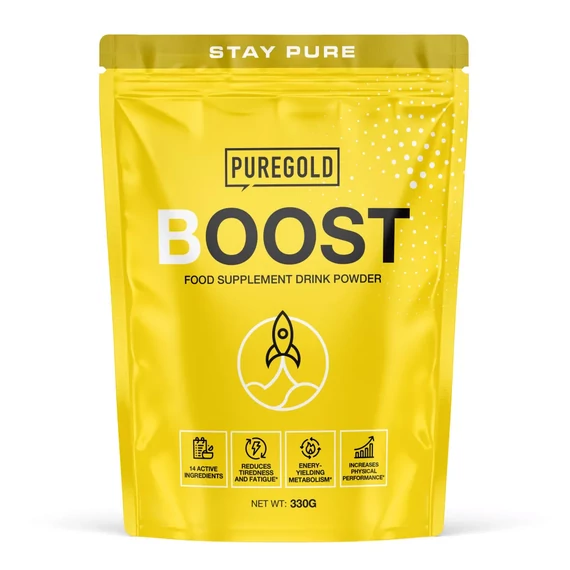 Pure Gold Boost Pre-Workout Zöld alma íz 330g