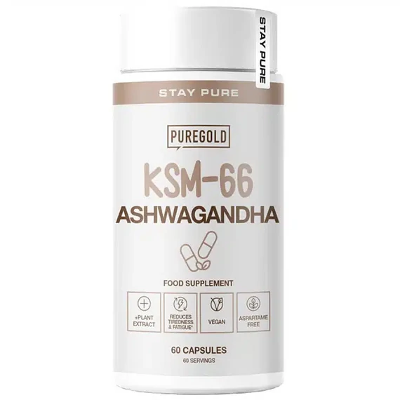 Pure Gold KSM-66 Ashwagandha kapszula 60db