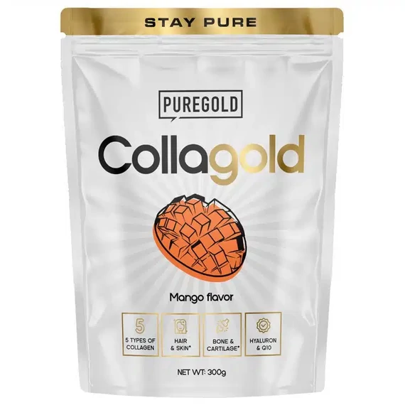 Pure Gold CollaGold Marha és Hal kollagén italpor mangó 300g