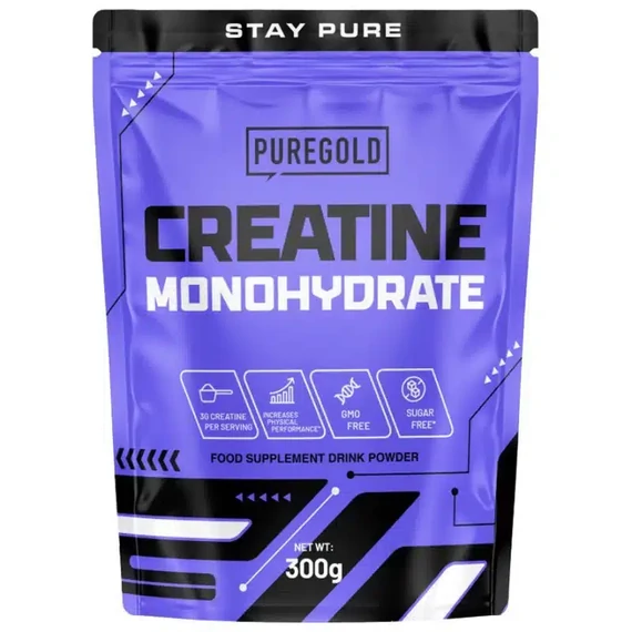 Pure Gold Creatine Monohydrate ízesítetlen italpor 300g
