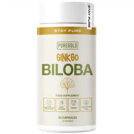 Pure Gold Ginkgo Biloba kivonat 120mg kapszula 90db