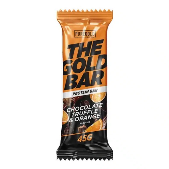 Pure Gold The Gold Bar protein szelet Csokoládé & Truffle & Narancs 45g