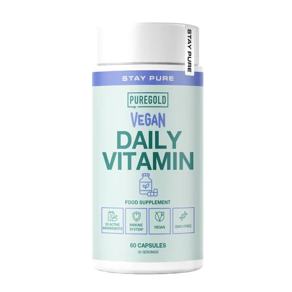 Pure Gold Vegan Daily Vitamin kapszula 60db