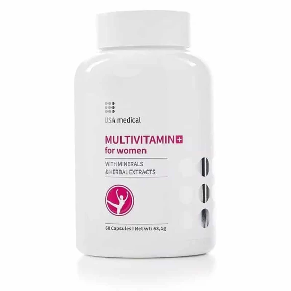 USA Medical Multivitamin for Women kapszula 60db
