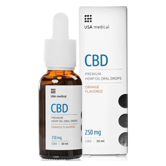 USA Medical CBD olaj 250mg 30ml
