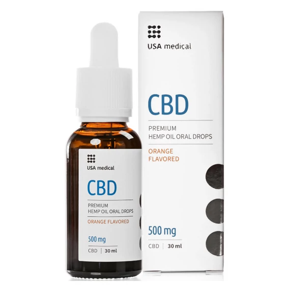 USA Medical CBD olaj 500mg 30ml