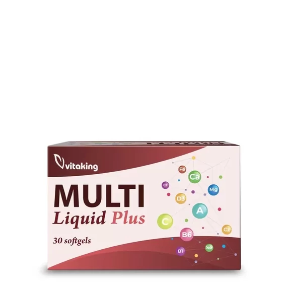 Vitaking Multi Liquid Plusz vitamincsomag 30db