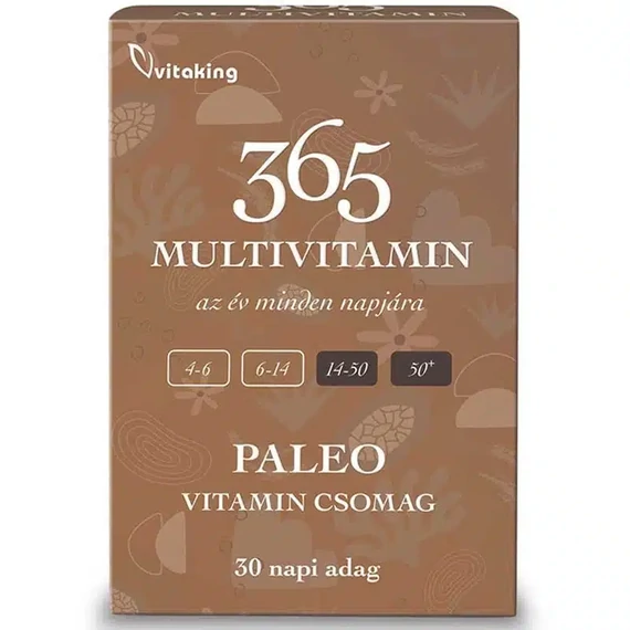 Vitaking 365 Multivitamin Paleo vitamin csomag 30db