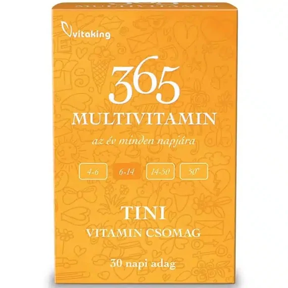 Vitaking 365 Multivitamin Tini vitamin csomag 30db